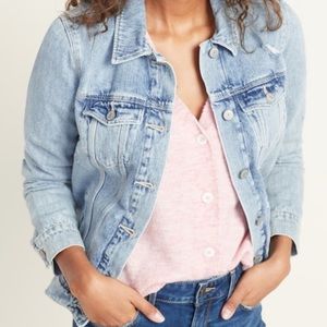Distressed Jean Jacket